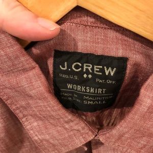 Red J Crew Workshirt, totally unworn